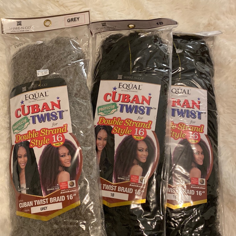 Cuban twist braiding hair equal shake and go